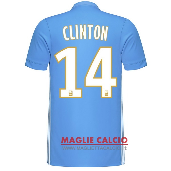 nuova maglietta marseille 2017-2018 clinton 14 seconda